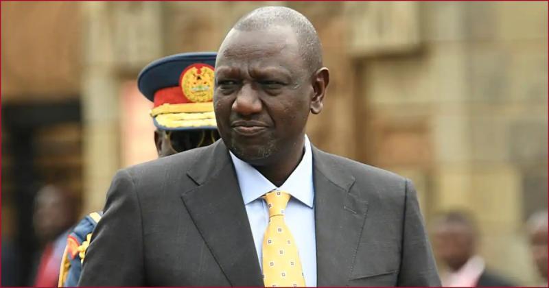 File photo of President William Ruto.
